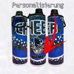 Trinkflasche/Tumbler 2 Aufsätze Cup 20oz - Cheer Pack - CHEER Uniform Katze PERSONALISIERUNG